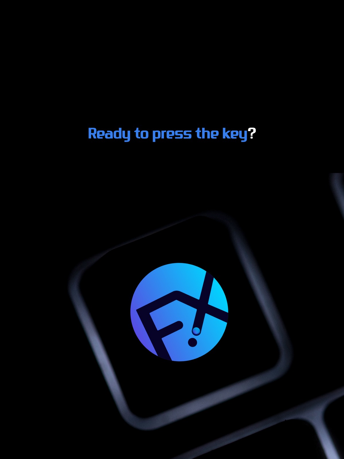 Ready to press the key